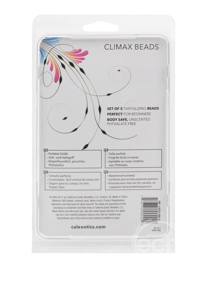 Climax Anal Beads - Green