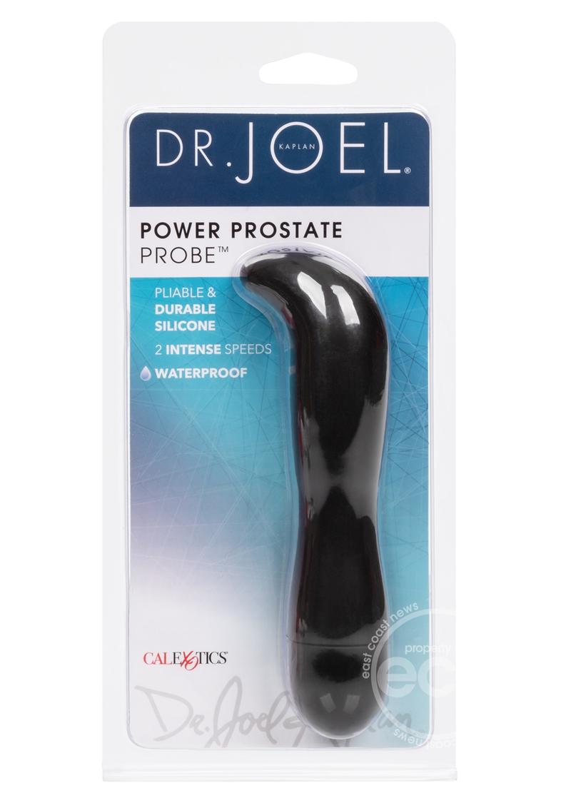 Dr. Joel Kaplan Power Prostate Silicone Probe Vibrating - Black