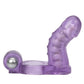 Double Diver Vibrating Enhancer with Flexible Penetrator 3 Speed Removable Bullet - Clear