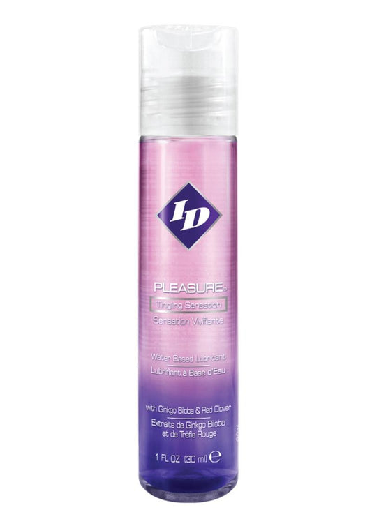 ID Pleasure Water Based Tingling Lubricant 1oz