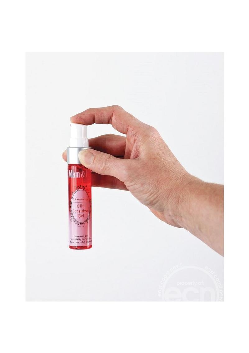 Adam & Eve Water Based Clit Sensitizer Strawberry Flavored Gel 1oz