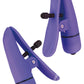 Nipple Play Nipplettes Vibrating Nipple Clamps - Purple
