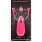 Nipple Play Vibrating Warming Nipple Teasers - Pink