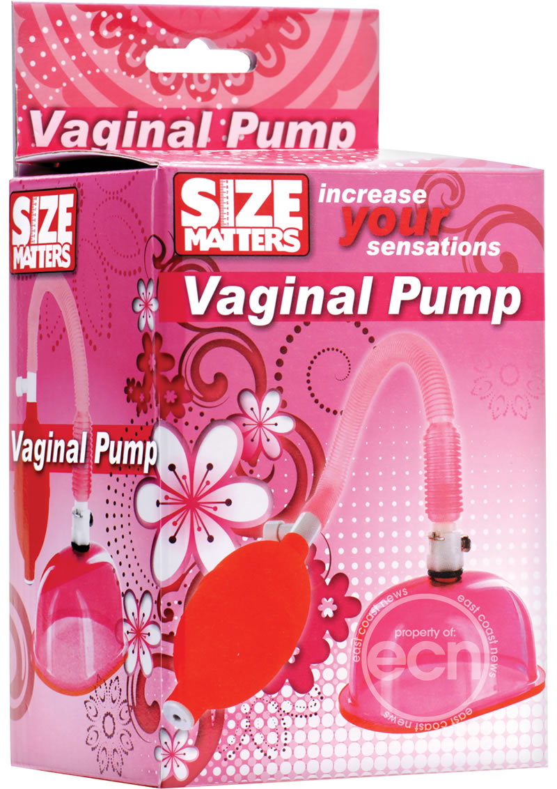 Size Matters Vaginal Pump and Cup Set - Pink