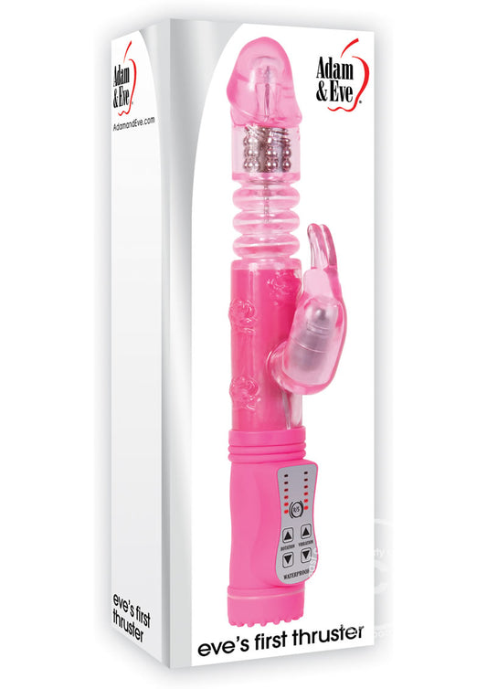 Adam & Eve Eve's First Thruster Rabbit Vibrator - Pink