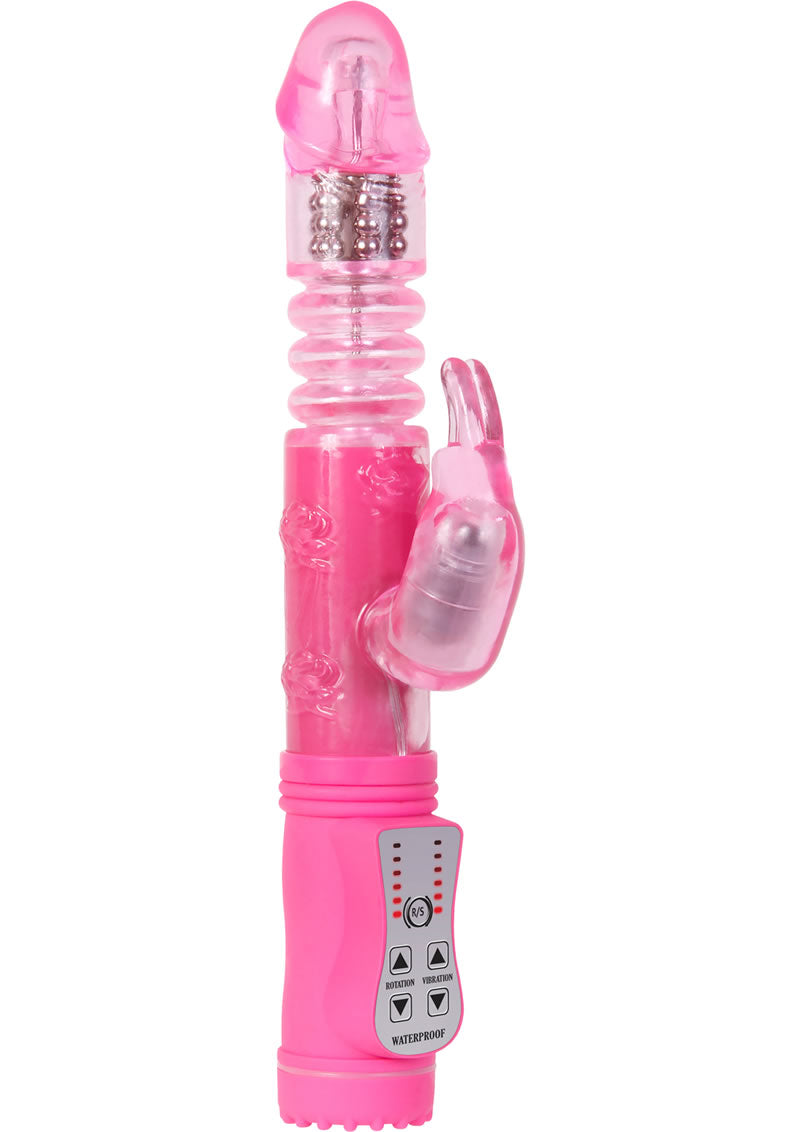 Adam & Eve Eve's First Thruster Rabbit Vibrator - Pink