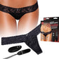 Wireless Remote Control Vibrating Panties Panty Vibe - Medium/Large - Black