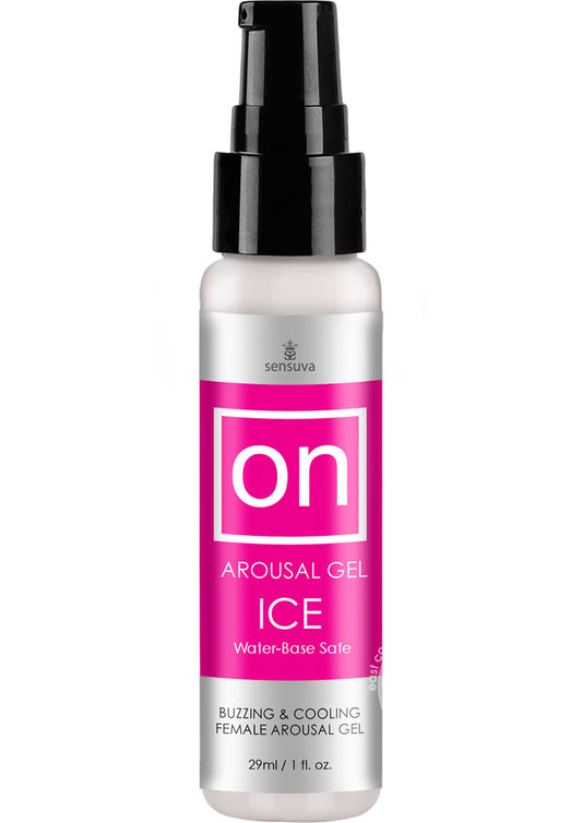 Sensuva On Arousal Gel Ice Water Base Buzzing & Cooling Female Gel 1oz
