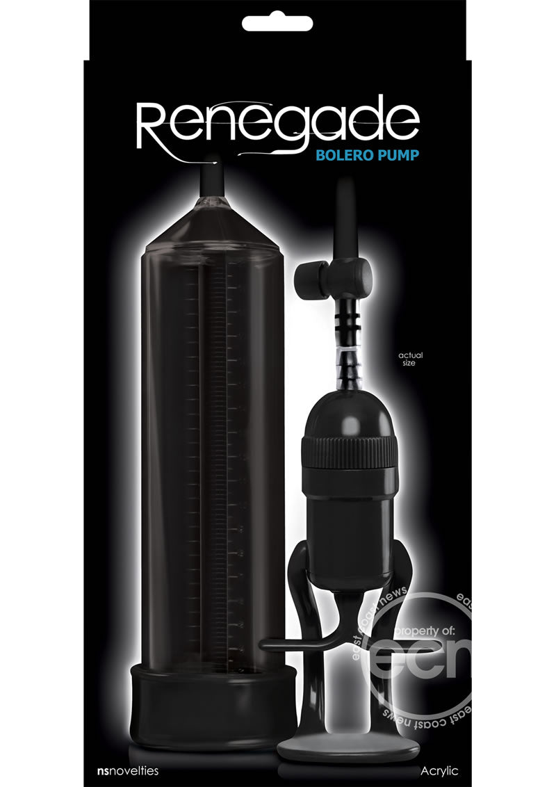 Renegade Bolero Penis Pump - Black