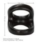 COLT Snug Tugger Cock Ring - Black