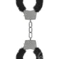 Ouch! Pleasure Furry Handcuffs - Black