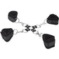 Lux Fetish Hogtie Set (5 piece set) - Black