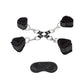 Lux Fetish Hogtie Set (5 piece set) - Black