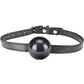 Lux Fetish Silicone Ball Gag - Black