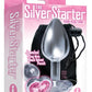 The 9's - The Silver Starter Bejeweled Heart Stainless Steel Plug - Pink