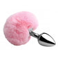 Tailz Fluffy Bunny Tail Anal Plug - Pink