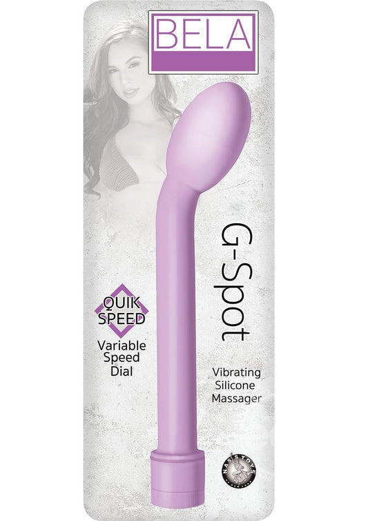 Bela G-Spot Silicone Massager Vibrator - Lavender