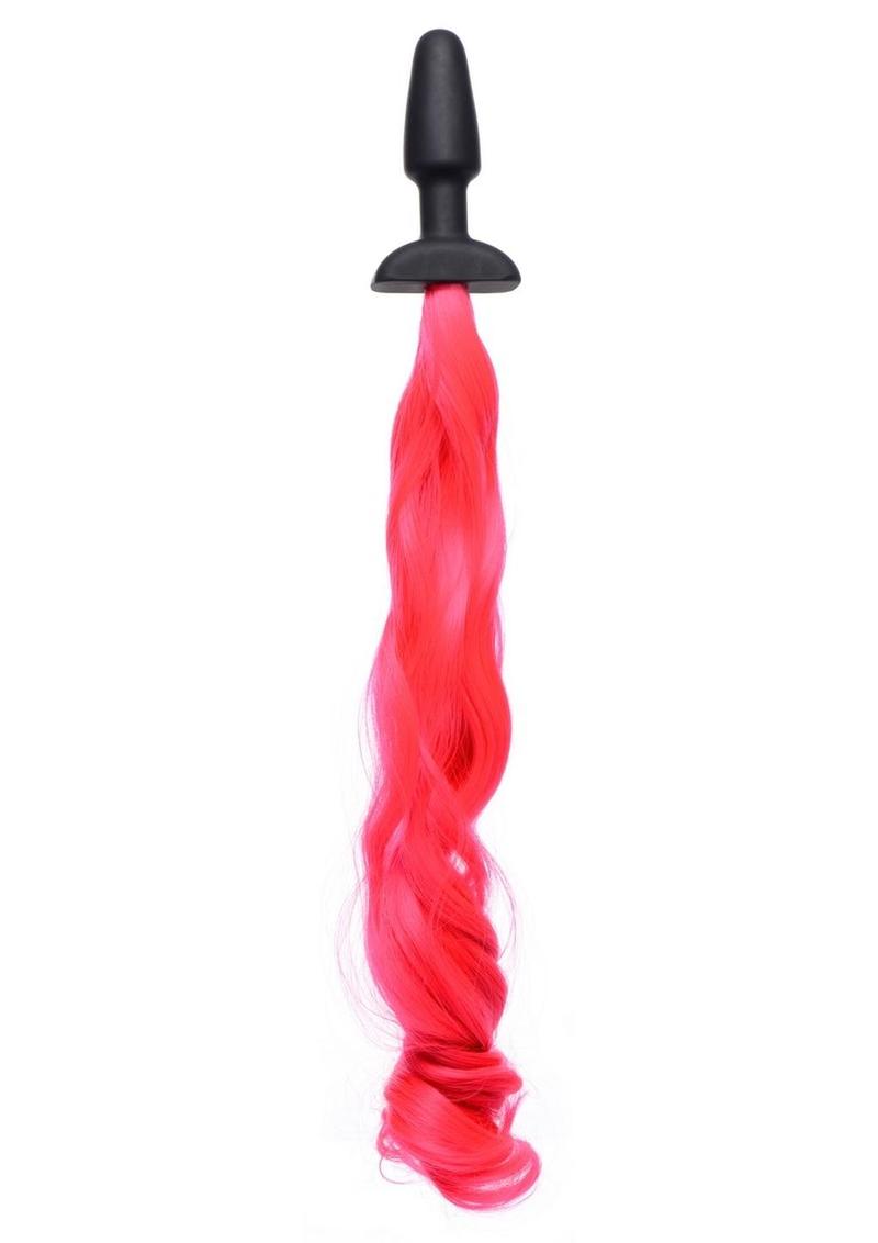 Tailz Pony Tail Anal Plug - Hot Pink