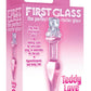 First Glass Teddy Love Glass Butt Plug - Pink