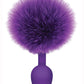The 9's - Cottontails Silicone Bunny Tail Butt Plug - Purple