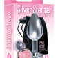 The 9's - The Silver Starter Rose Stainless Steel Butt Plug - Pink