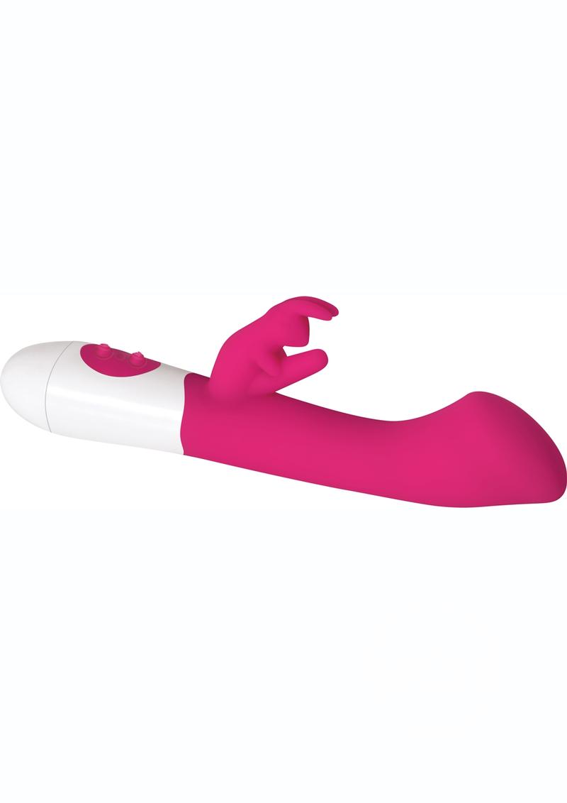Adam & Eve Bunny Love Silicone G Rabbit Vibrator - Pink