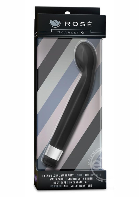 Rose Scarlet 'G' G-Spot Vibrator - Black