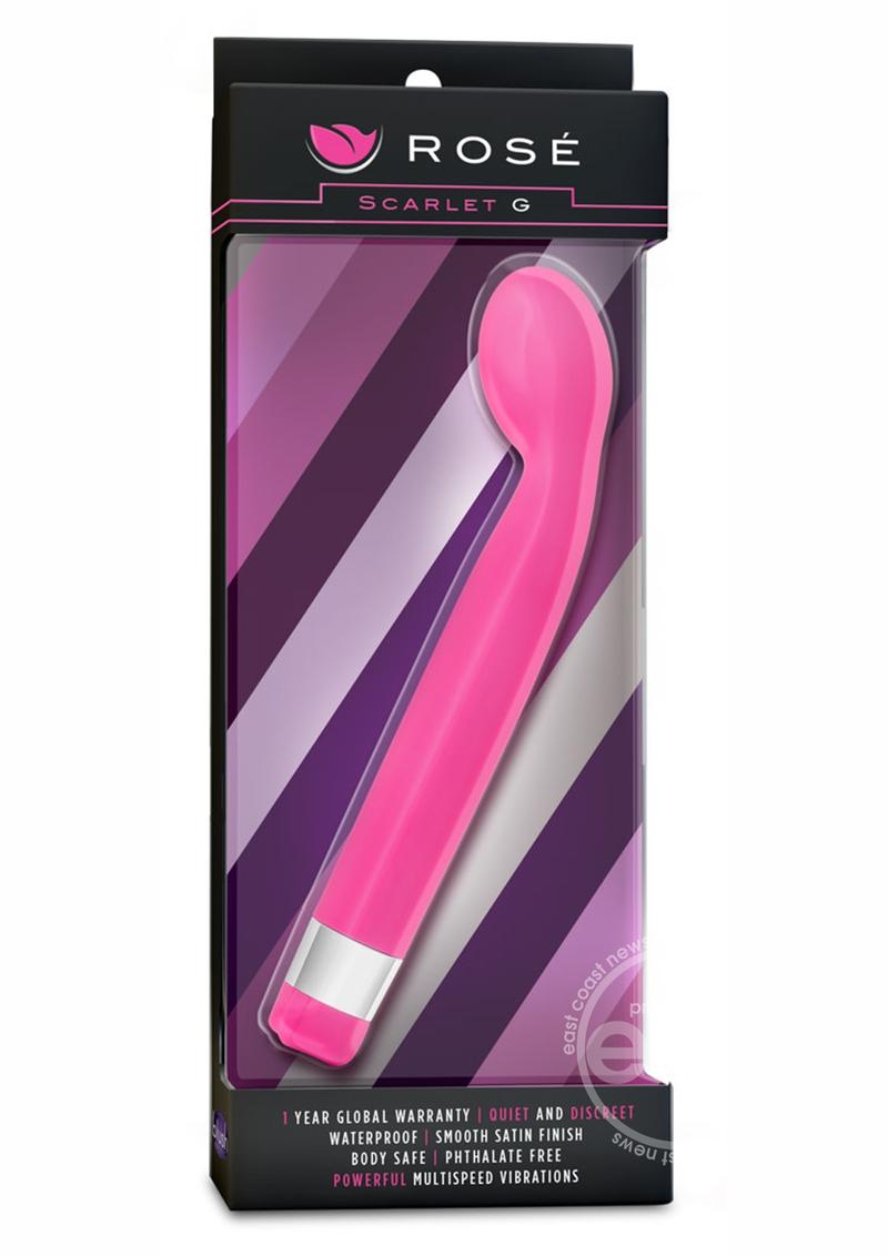 Rose Scarlet 'G' G-Spot Vibrator- Pink