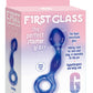 First Glass G-Ring Anal & Pussy Stimulator - Blue