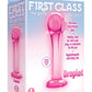 First Glass Droplet Anal & Pussy Stimulator - Pink
