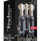 Temptasia Clit and Nipple Twist Suckers (set of 3) - Clear