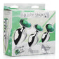 Booty Sparks Emerald Gem Anal Plug Set - Green