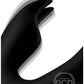 Wonder Vibes Bendable Silicone Rabbit Vibrator - Black