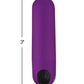 Bang! Vibrating Bullet with Remote Control - Purple