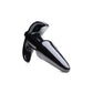 Frisky Thrilling Noir Smooth Anal Plug - Black