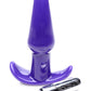 Frisky Thrilling Purple Smooth Anal Plug - Purple