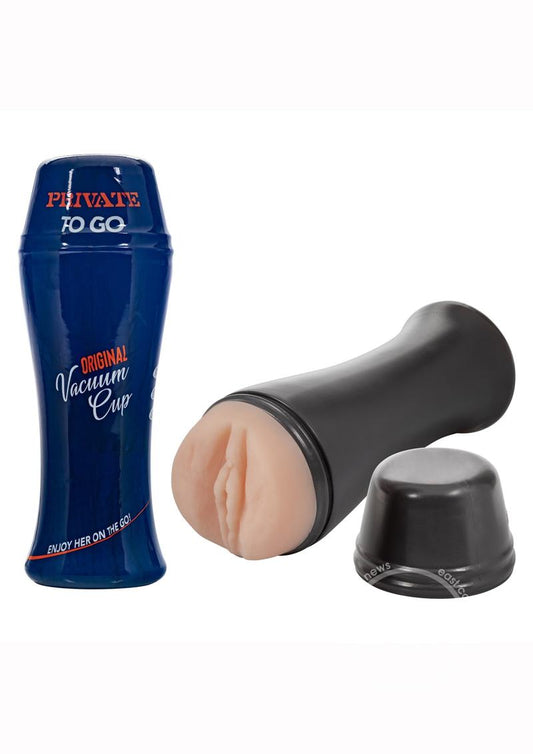 Private Orig Vacuum Cup To Go Masturbator - Vanilla