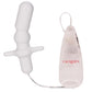 Pocket Exotics Anal T Vibrating Butt Plug - Ivory