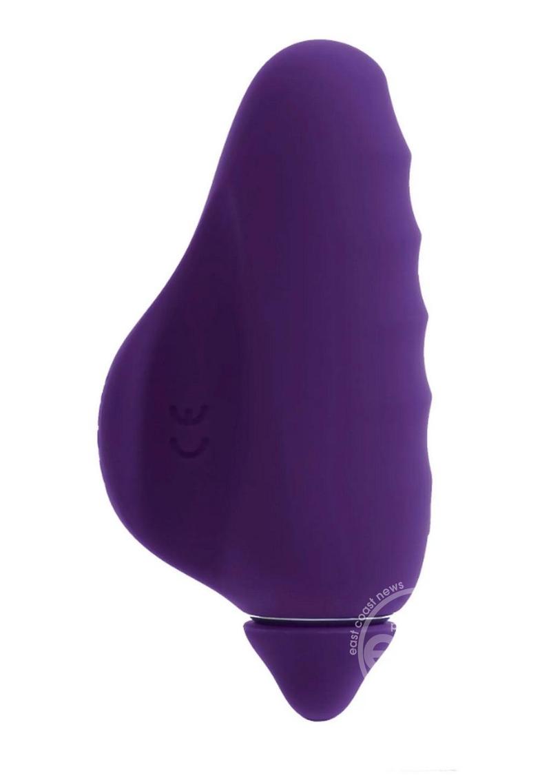 VeDO Vivi Rechargeable Silicone Finger Vibrator - Deep Purple