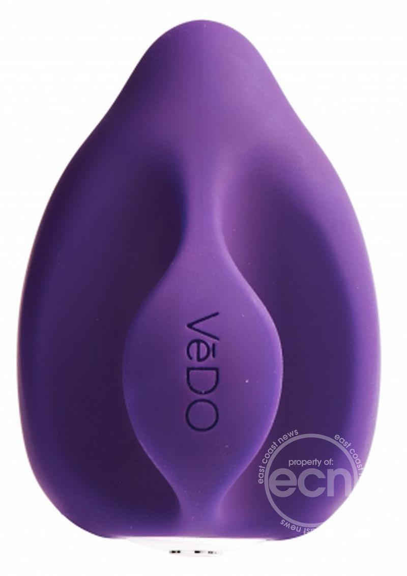 VeDO Yumi Rechargeable Silicone Layon Finger Vibrator - Deep Purple