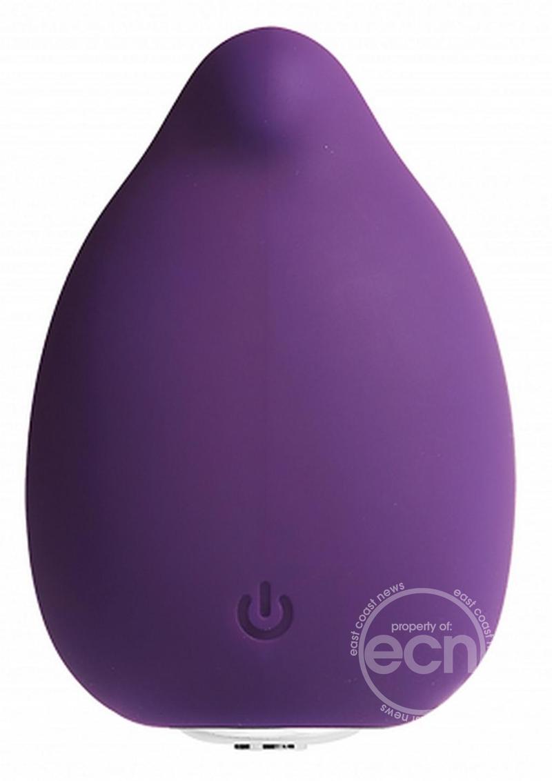VeDO Yumi Rechargeable Silicone Layon Finger Vibrator - Deep Purple