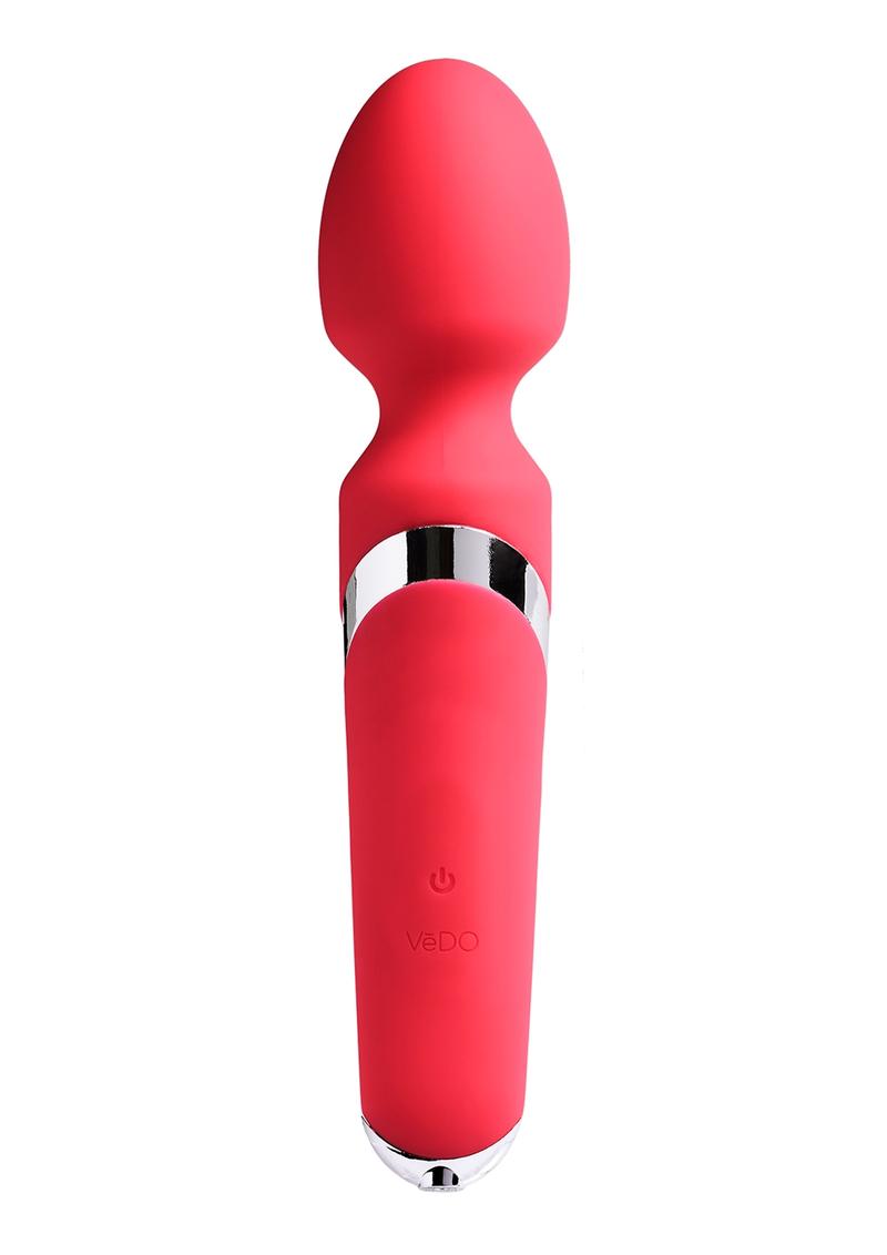 Wandaª Rechargeable Silicone Wand Massager - Foxy Pink