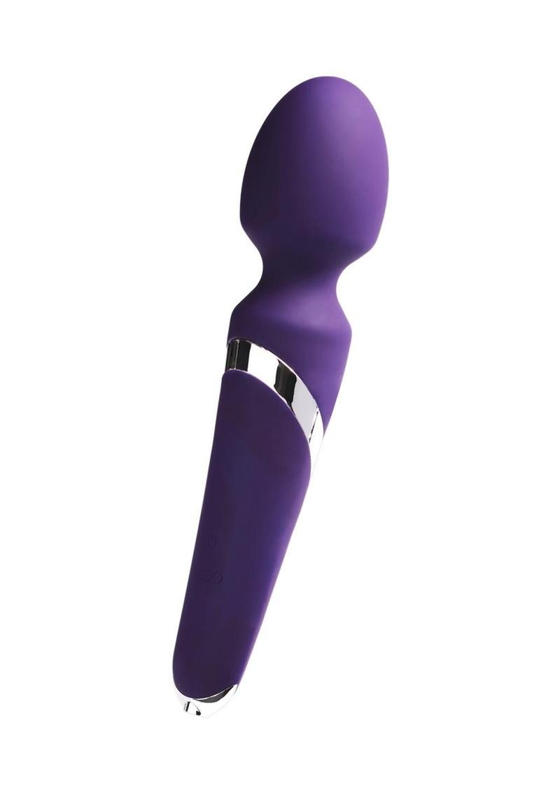 Wandaª Rechargeable Silicone Wand Massager - Deep Purple