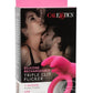 CalExotics Silicone Rechargeable Triple Clit Flicker Cock Ring - Pink