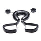 Strict Padded Thigh Sling with Wrist Cuffs - Black