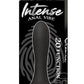 Intense Anal Vibe Silicone Rechargeable Vibrator - Black