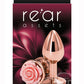 Rear Assets Rose Aluminum Anal Plug - Small - Pink/Rose Gold