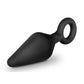 Anal Adventures Platinum Silicone Loop Plug - Small - Black