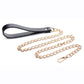 Master Series Chain Leash - Black/Gold