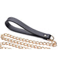 Master Series Chain Leash - Black/Gold